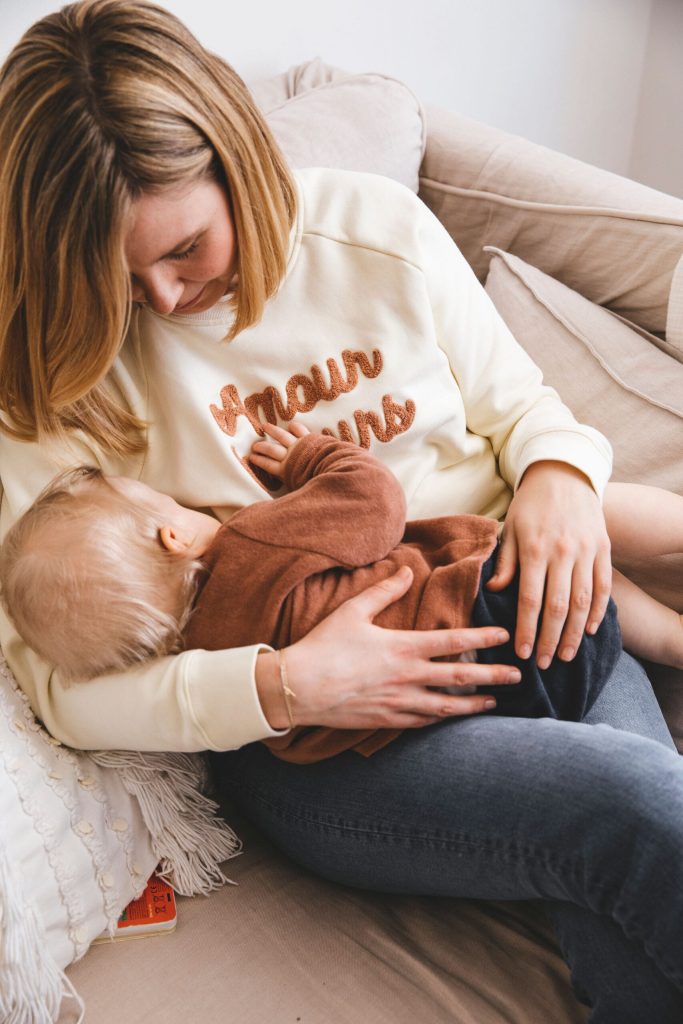 Vêtements d'allaitement - Pull atelier belette